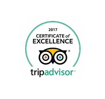 Tripadvisor certificate of excellence 2017
